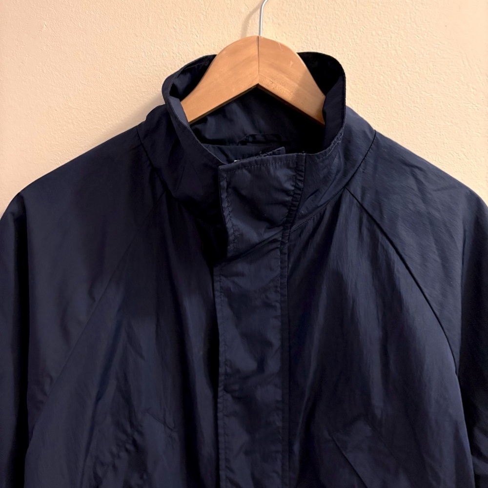AERIE OFFLINE  Nylon Full Zip Navy Blue Full Zip Jacker Small Layering Fall - Picture 5 of 6